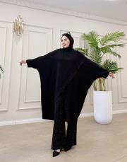 almera taşlı asimetrik tunik siyah 8