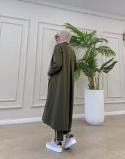 longra uzun basic kap haki 3