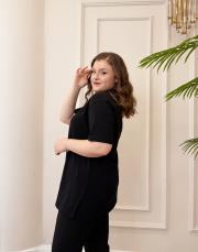 mono kısa kol basic t-shirt siyah 2