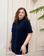 mono kısa kol basic t-shirt lacivert 2