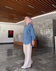 tensel bomber ceket buz mavi 4