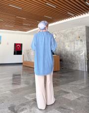 tensel bomber ceket buz mavi 5