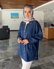 tensel bomber ceket lacivert