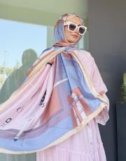 moire desenli silk şal 04