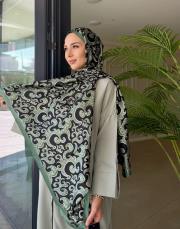 moire desenli silk şal 020 2