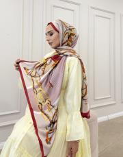 moire desenli silk şal 023