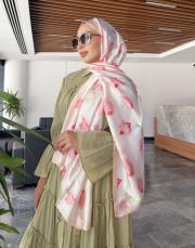 moire desenli silk şal 025