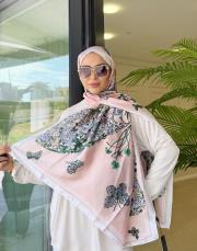 moire desenli silk şal 030 3