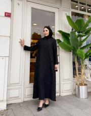 miyake elbise ithal siyah 3