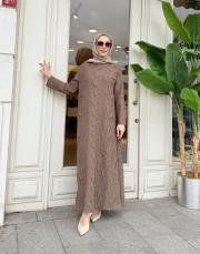 miyake elbise ithal vizon