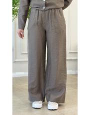 luva tencel bol paça pantolon kahve 2