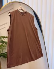 lima sıfır kol kısa basic içlik açık kahve