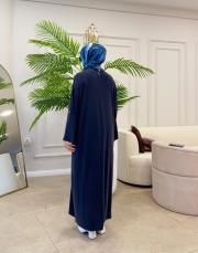 ince basic elbise lacivert 3