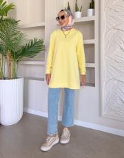 elvis basic sweat sarı 2