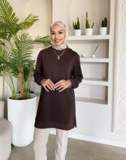 elvis basic sweat kahve 2