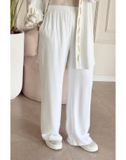 rawa keten bol paça pantolon beyaz 2