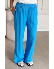 rawa keten bol paça pantolon mavi