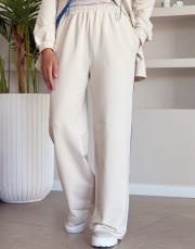 calira biye detay bol paça eşofman atlı bej 3