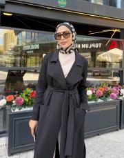 scuba trench siyah 4