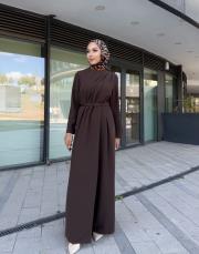 elbise tulum kahve 4