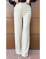 mossy keten bol paça pantolon bej 4