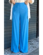 mossy keten bol paça pantolon mavi 3