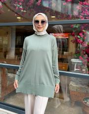 jeyla ince basic triko tunik mint 4