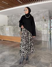 nesa önü oval basic kazak siyah 4