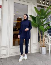 serpme taşlı kazak lacivert 3