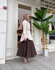 creva tencel gömlek bej 3