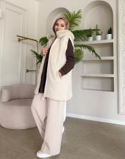 ribana detay kürk yelek taş 3