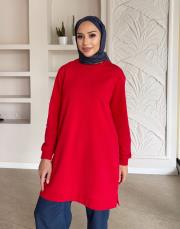 runix basic sweat kırmızı 2