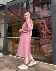 oliva basic uzun sweat mürdüm 2