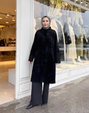 örgü detay angora siyah