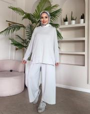 plaza oysho takım gri 4