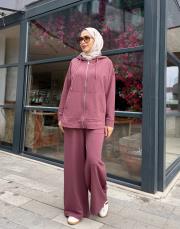 bomber bol paça takım mürdüm 2