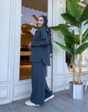 bomber bol paça takım füme 2