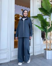 bomber bol paça takım füme 3