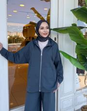 bomber bol paça takım füme 4