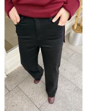 sevo taşlı palazzo pantolon siyah 4