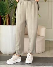 yakası fermuar detaylı takım haki 5