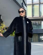 deri geçişli angora kaban siyah 5