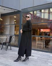 triko elbise siyah 2