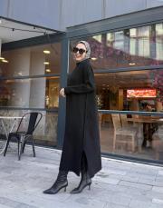 triko elbise siyah 3