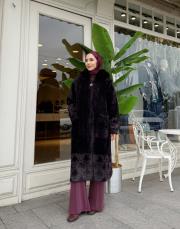 kolu fermuarlı angoro patlıcan moru 2