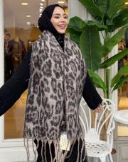 dar atkı şal siyah