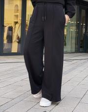 miso nervürlü eşofman altı siyah 2