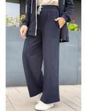 miso nervürlü eşofman altı lacivert