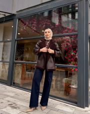 biker kaban acı kahve 2