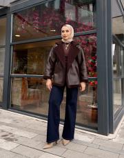 biker kaban acı kahve 3